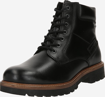 Pius Gabor Lace-Up Boots in Black: front