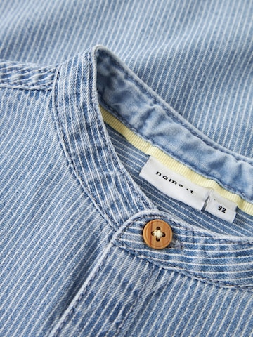 NAME IT Comfort Fit Hemd in Blau