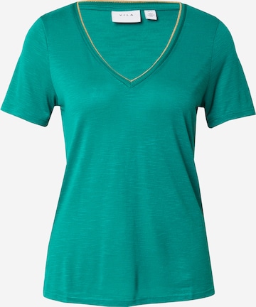 VILA - Camiseta 'NOEL' en verde: frente