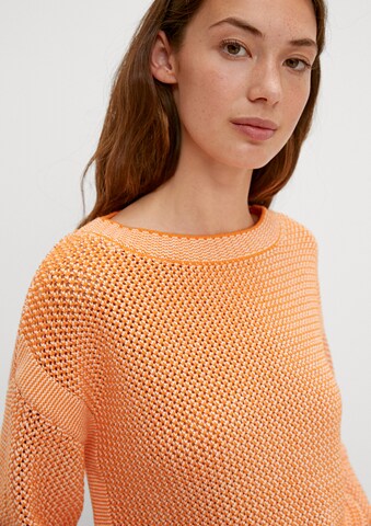 Pull-over comma casual identity en orange