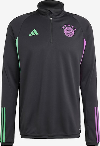 T-Shirt fonctionnel 'FC Bayern München Tiro 23' ADIDAS PERFORMANCE en noir : devant