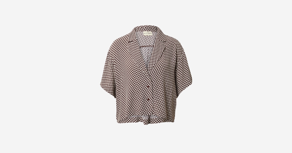 A LOT LESS Bluse 'Rosa' in Braun | ABOUT YOU