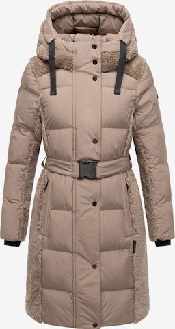 Manteau d’hiver NAVAHOO en beige : devant
