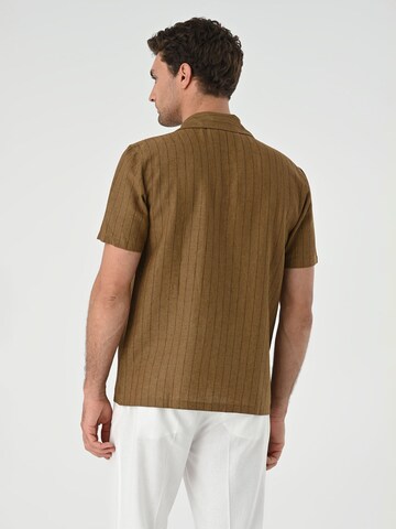 Antioch Regular fit Overhemd in Bruin