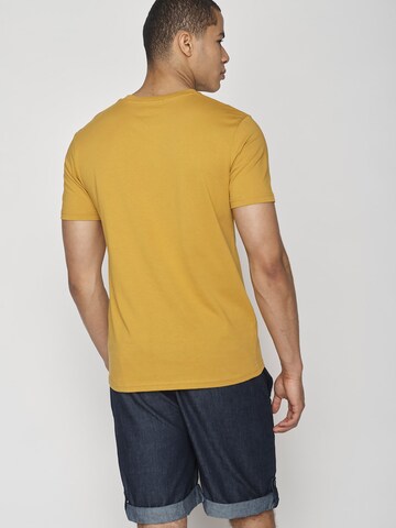 GREENBOMB Shirt 'Animal Bearland' in Yellow