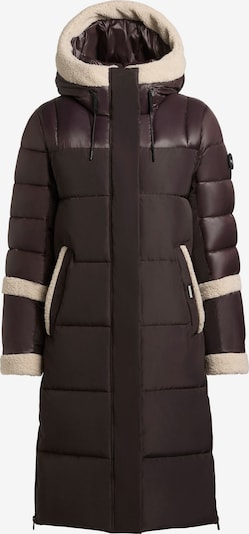 khujo Pitkä talvitakki 'Desna2' värissä beige / tummanruskea, Tuotenäkymä