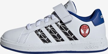 ADIDAS SPORTSWEAR Athletic Shoes 'Marvel's Spider Grand Court' in White: front