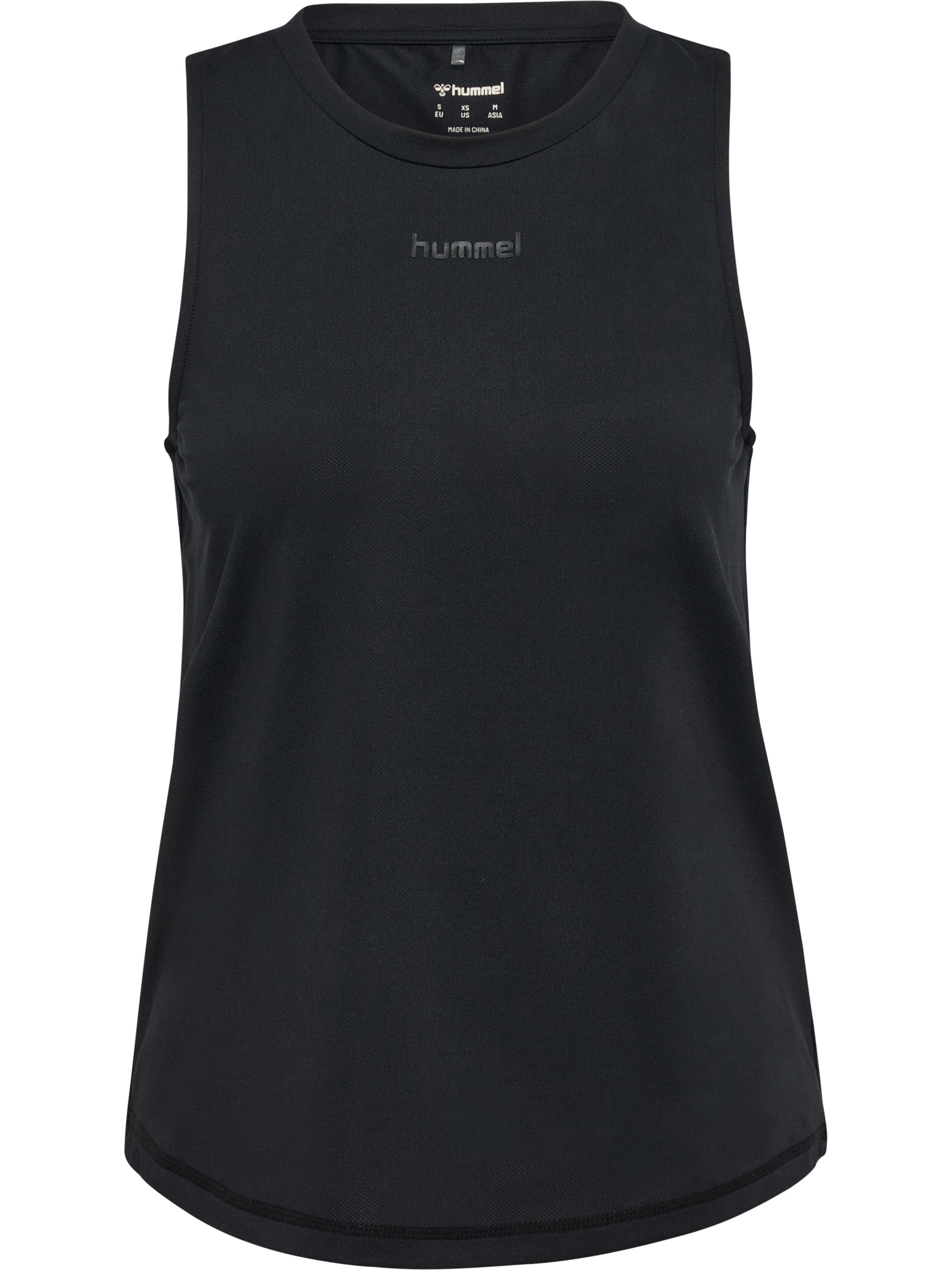 Hummel Sporttop in Zwart: voorkant