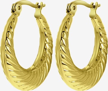 Lucardi Earrings 'Essie' in Gold: front