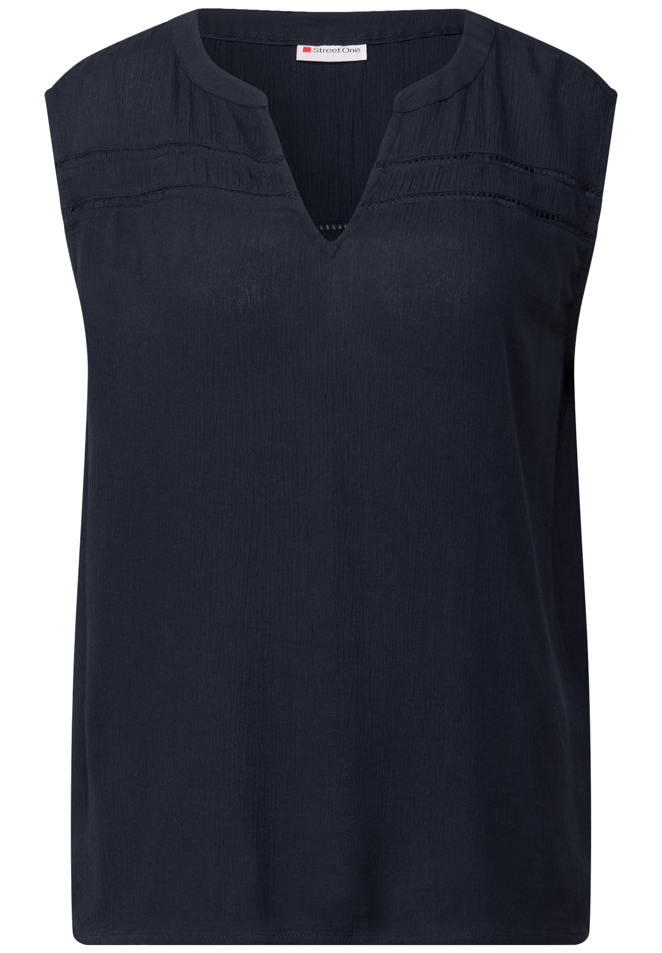 STREET ONE Bluse in navy, Produktansicht