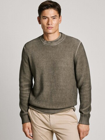 Pepe Jeans Trui 'Leo' in Groen: voorkant