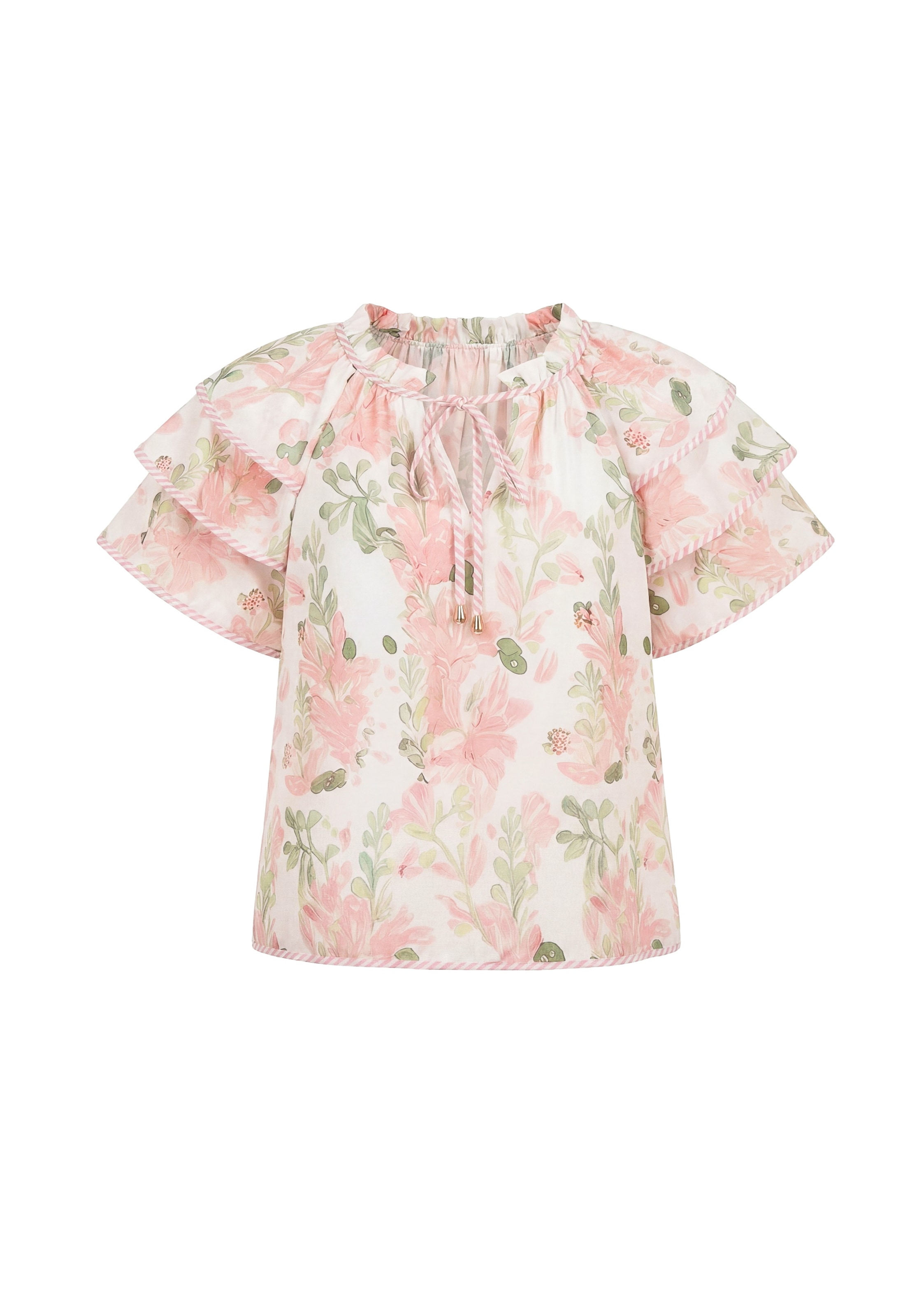 Usha Blouse in White: front