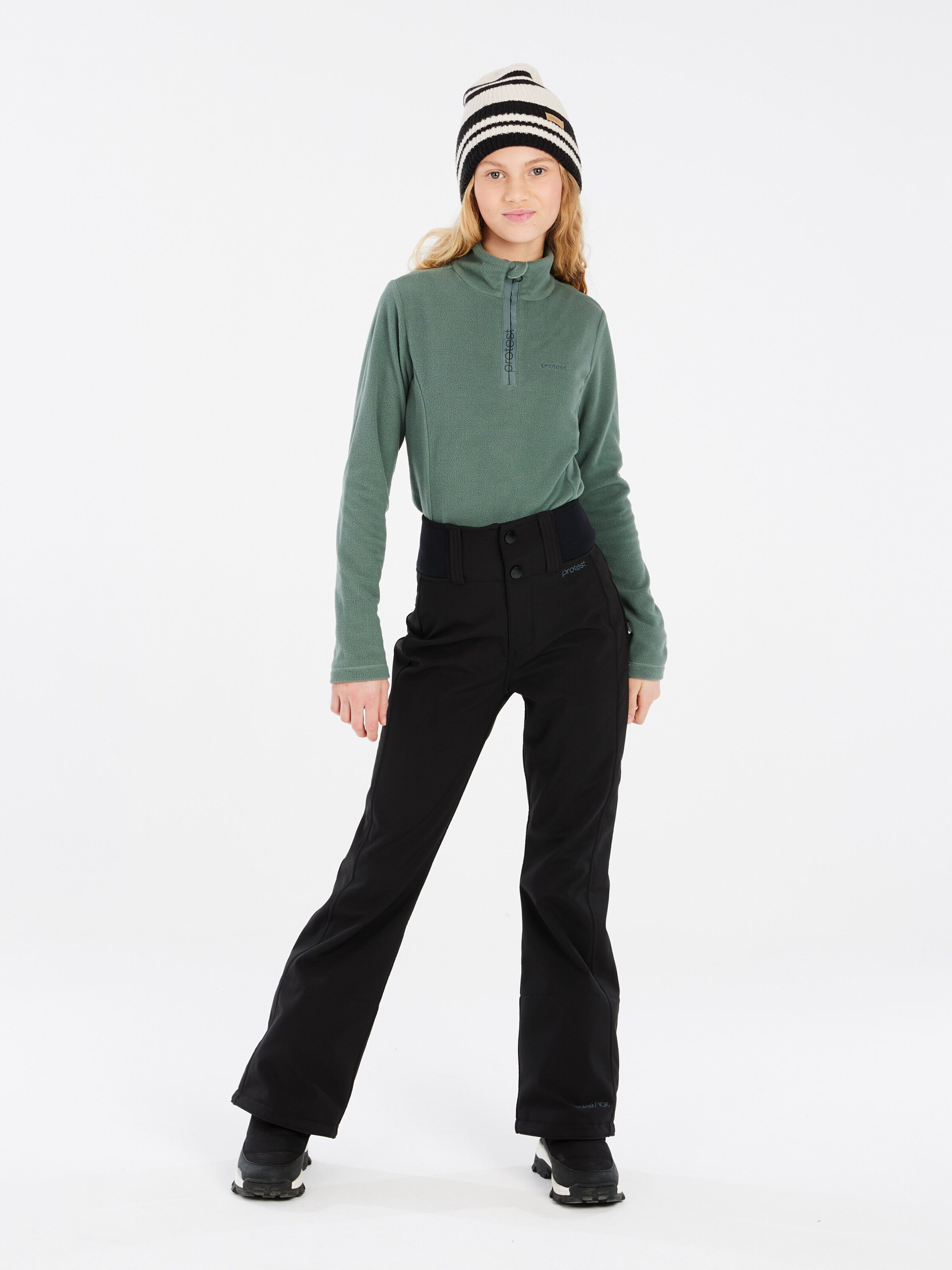 PROTEST Athletic Sweatshirt 'MUTEY JR' in Green