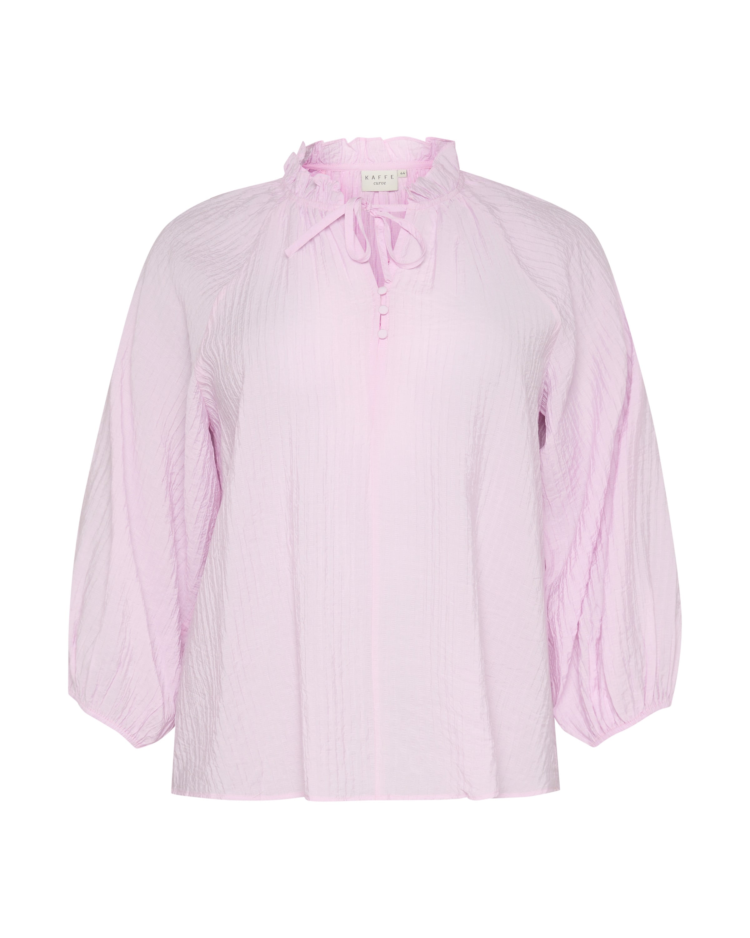 KAFFE CURVE Blouse 'Linna' in Purple: front