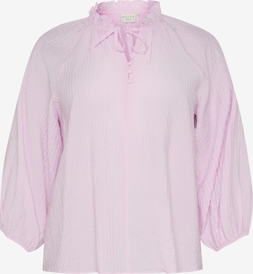 KAFFE CURVE Bluse 'Linna' i lilla: forside