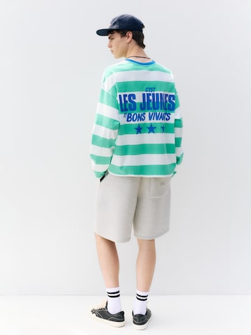 Pull&Bear Póló 'STWD' - zöld