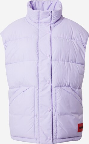 HUGO Vest 'Flori' in Purple: front