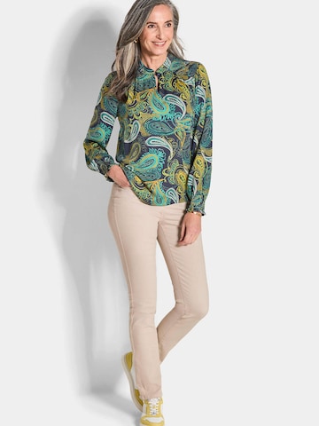 Goldner Blouse in Groen