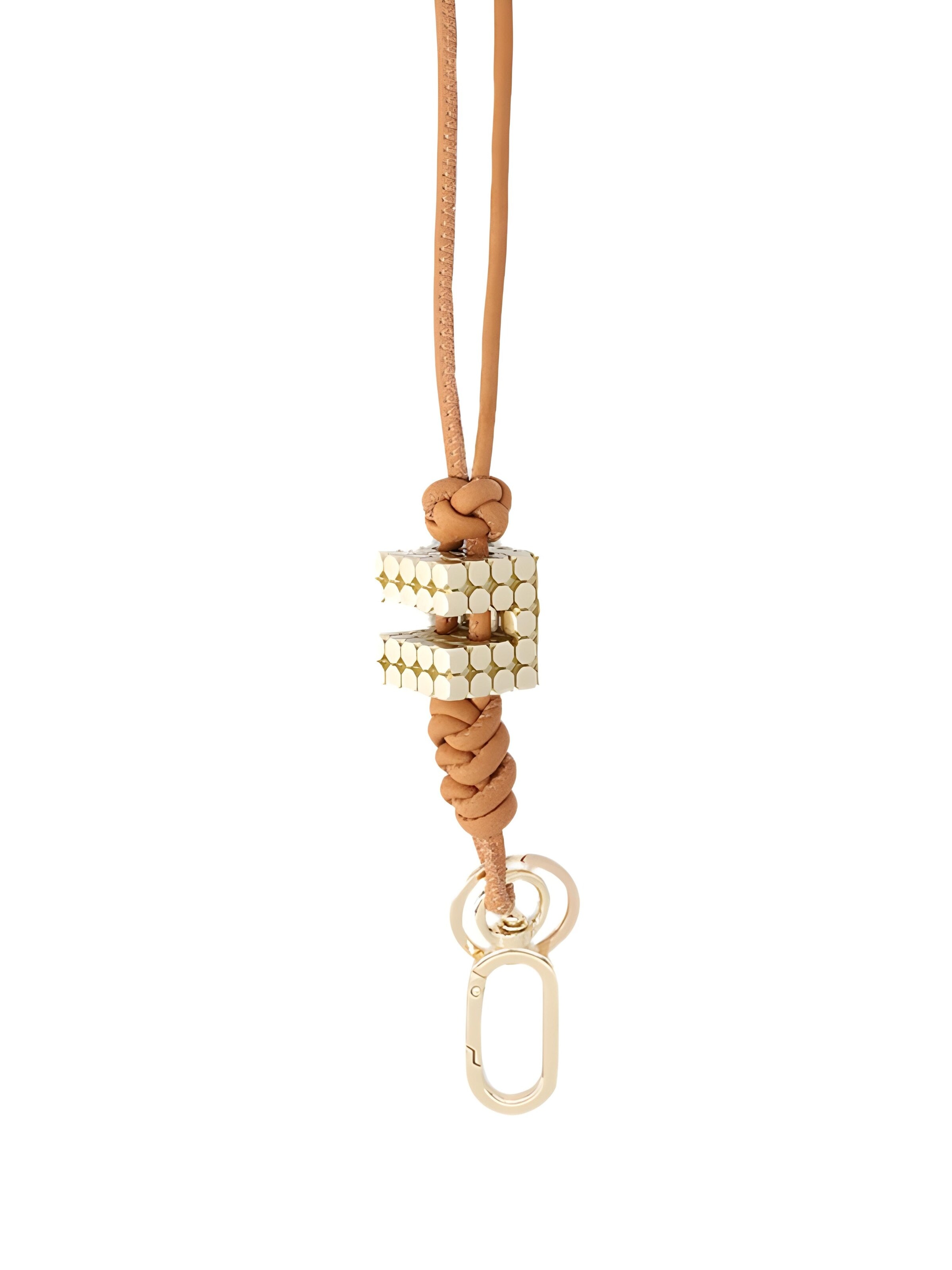 Clio Key ring 'Cubik Twist' in Beige