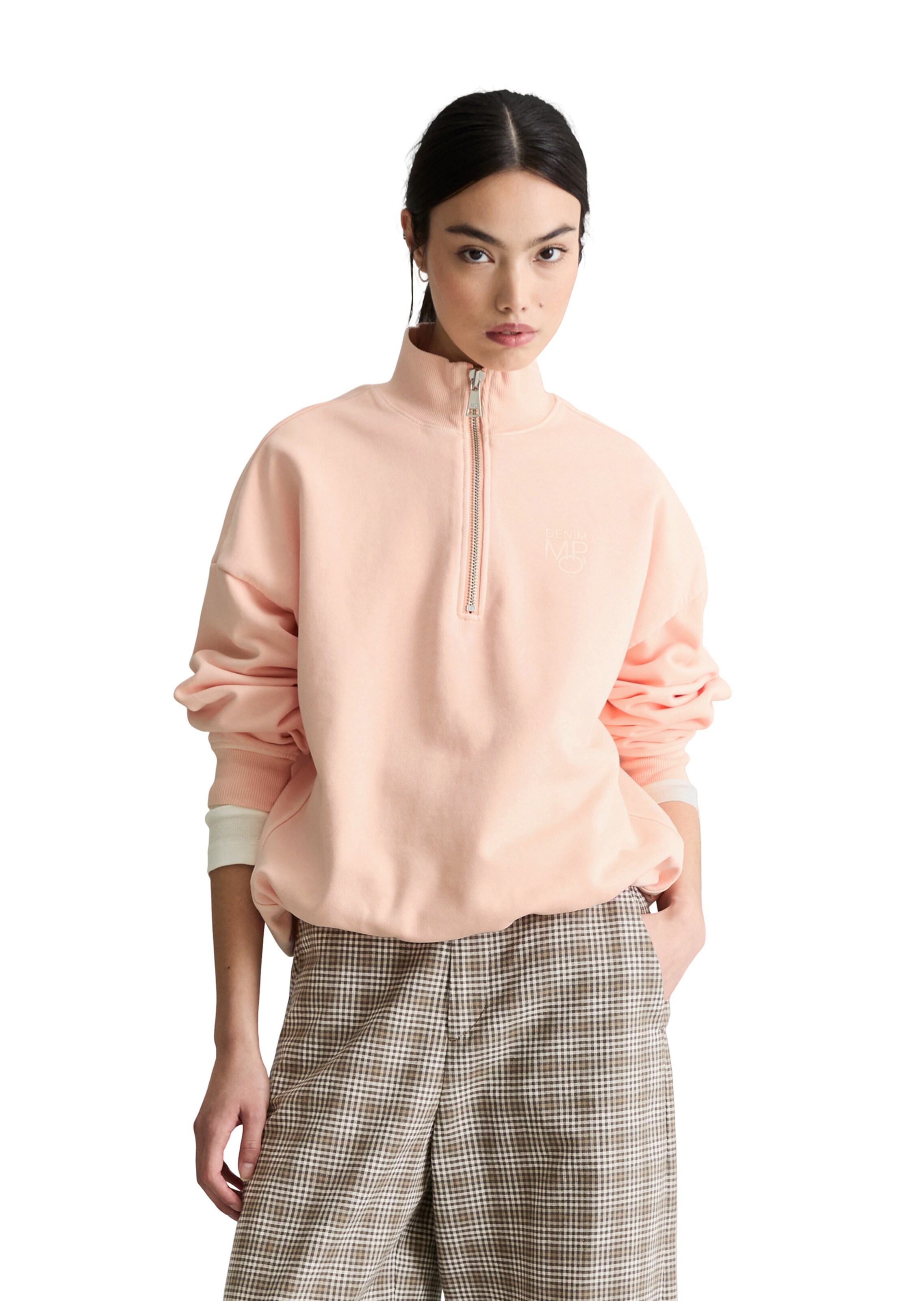 Marc O'Polo DENIM Sweatshirt in Pink: Vorderseite