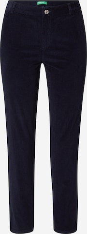 Regular Pantalon UNITED COLORS OF BENETTON en bleu : devant