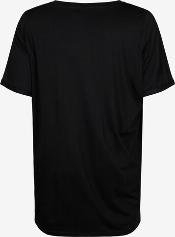 T-shirt oversize Zizzi en noir