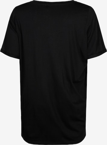 Zizzi Shirt in Schwarz