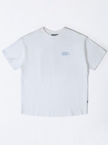 Dr. Denim Shirt 'Trooper Tee'‌ in Weiß: Vorderseite