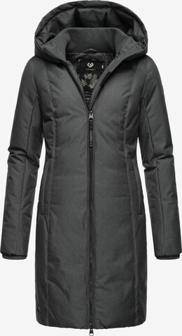 Ragwear Χειμερινό παλτό 'Amarri' σε μαύρο: μπροστά