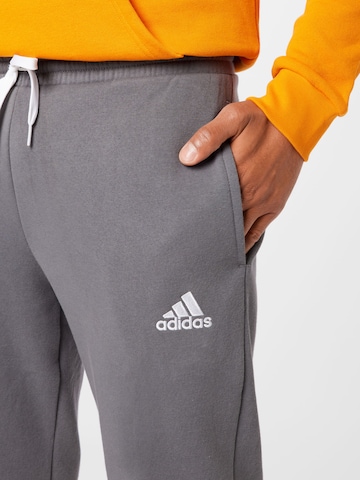 ADIDAS SPORTSWEAR Tapered Workout Pants 'Entrada 22' in Grey