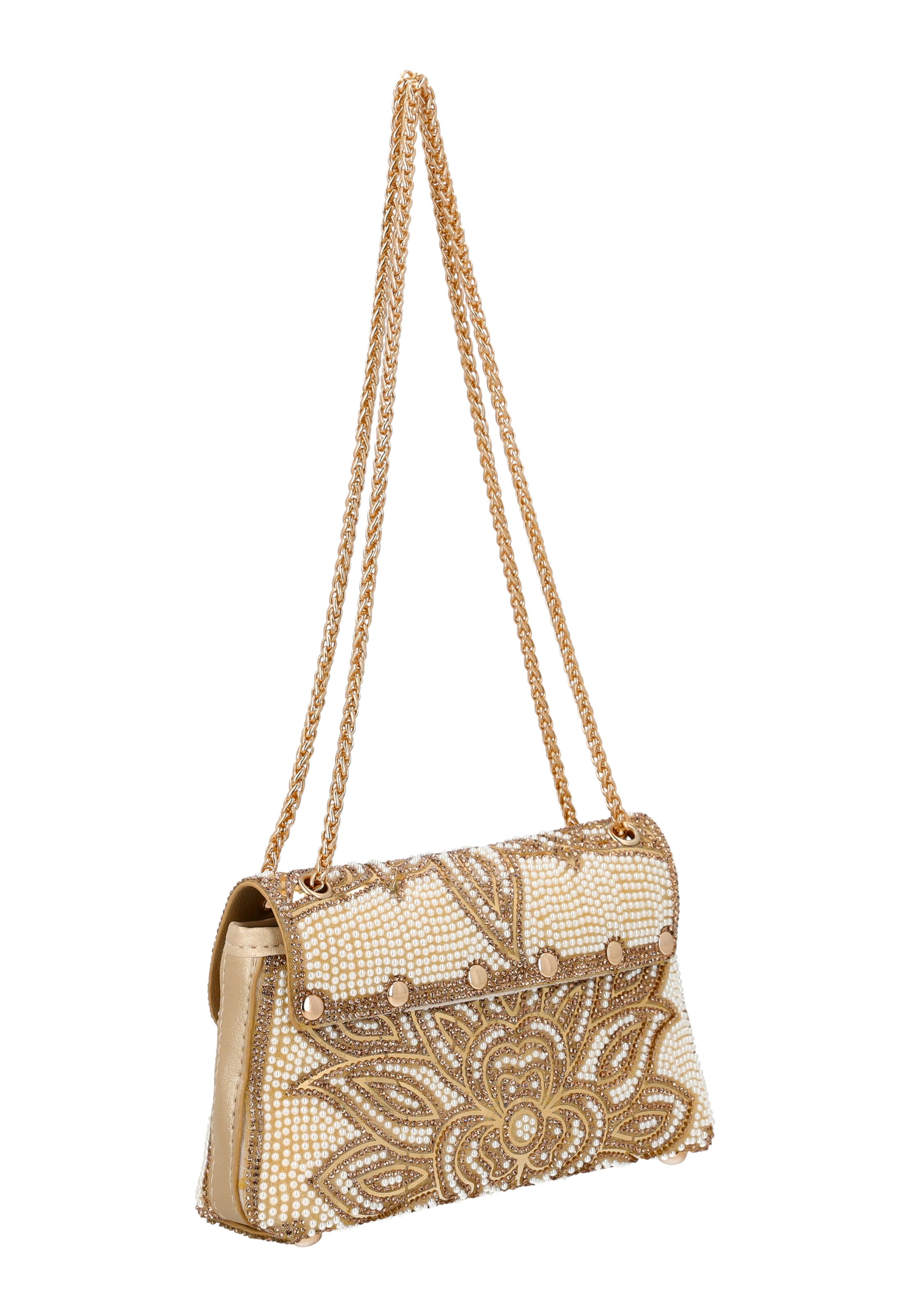 faina Schultertasche in Gold