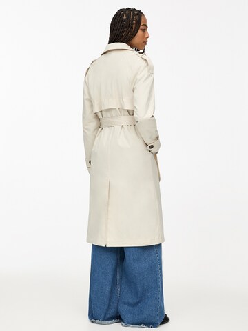 Pull&Bear Between-seasons coat in Beige
