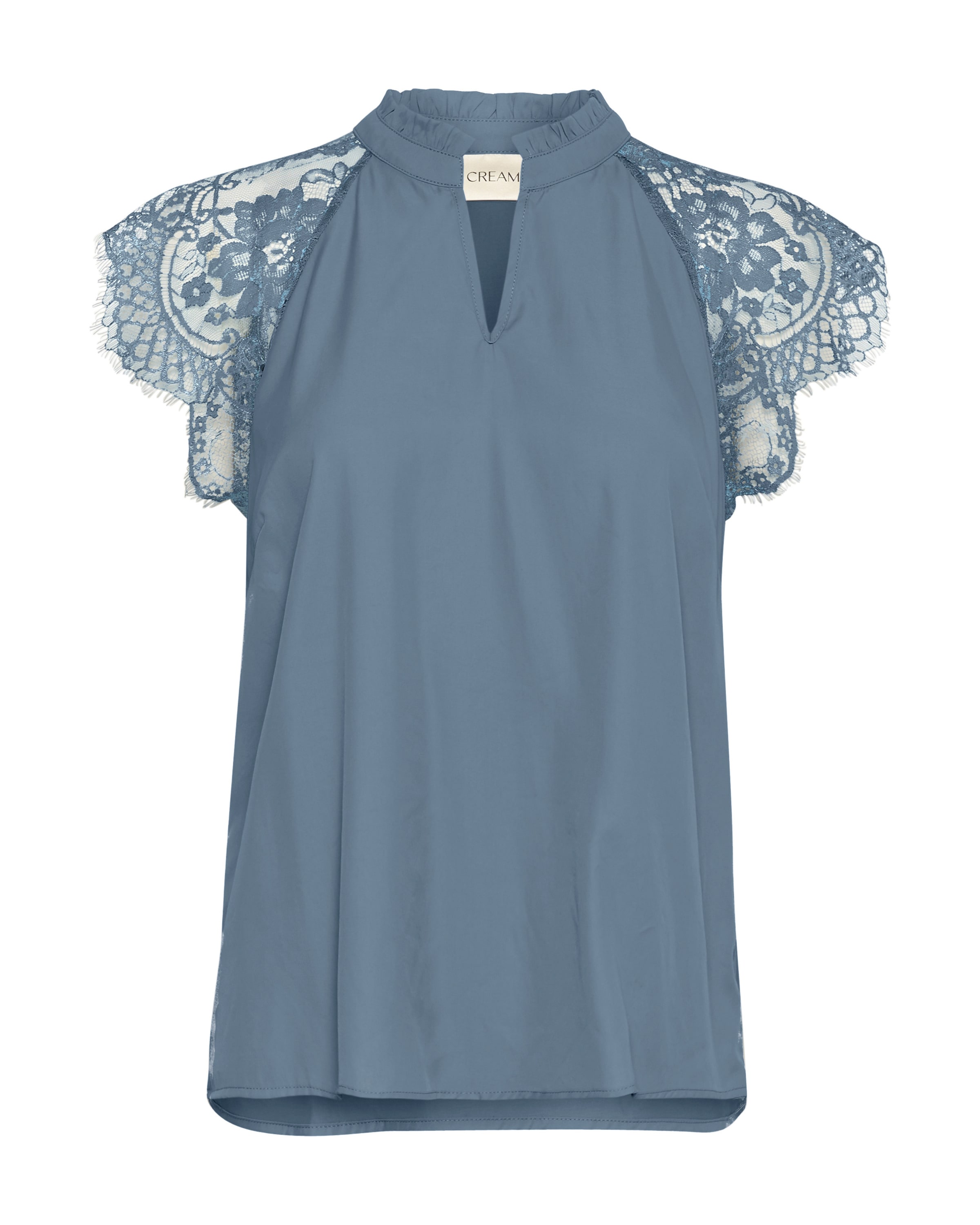 Cream Bluse 'Nola ' i blå: forside