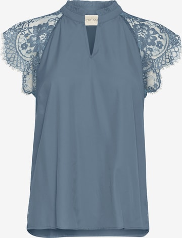 Cream Blouse 'Nola ' in Blauw: voorkant