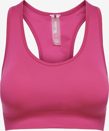 Soutien-gorge de sport 'DAISY' ONLY PLAY en rose : devant