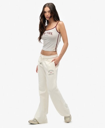 Superdry Regular Broek in Wit
