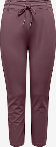 ONLY Carmakoma Pants 'CARGOLDTRASH' in Brown: front