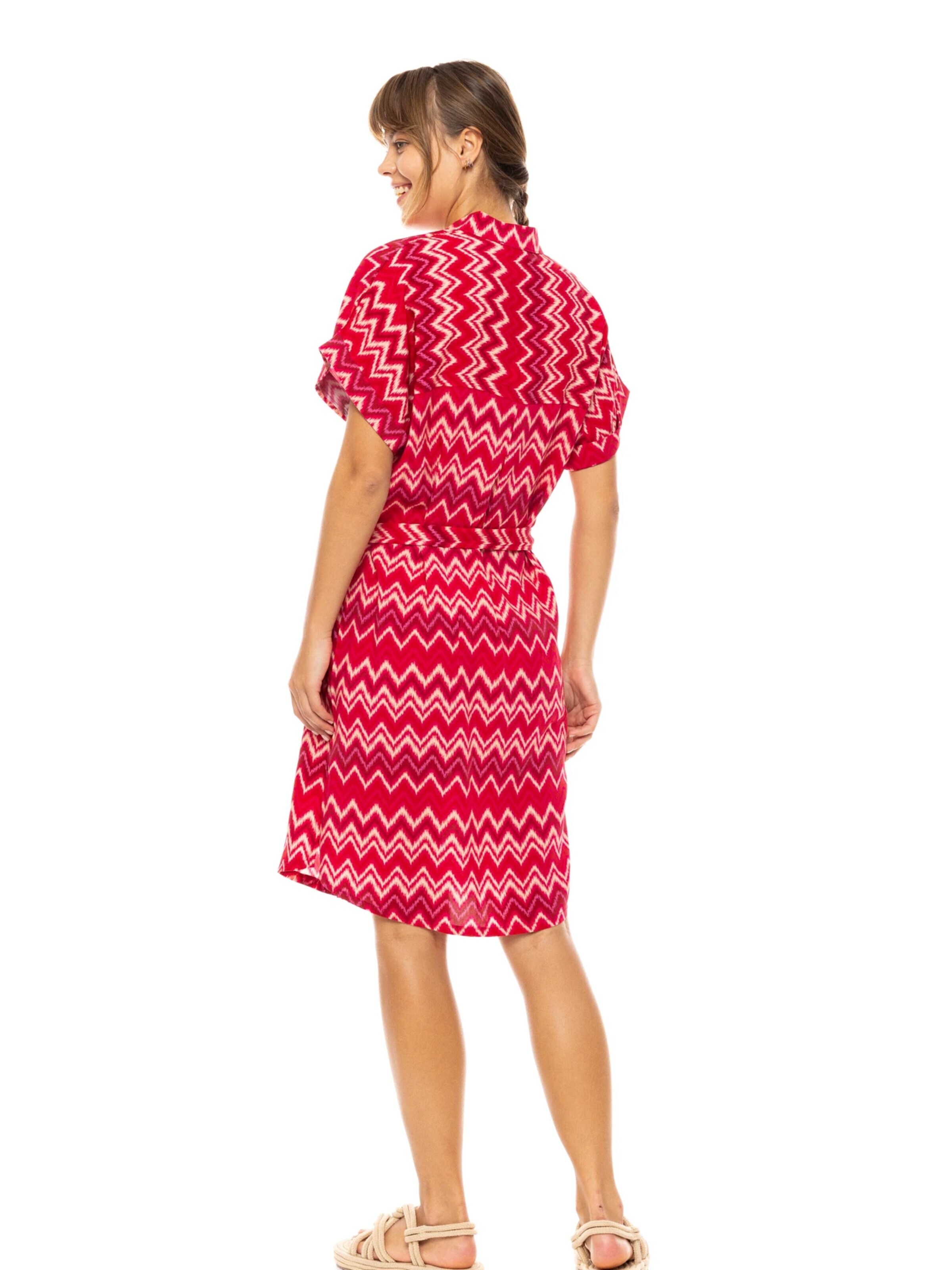 Pink Label Zomerjurk in Rood