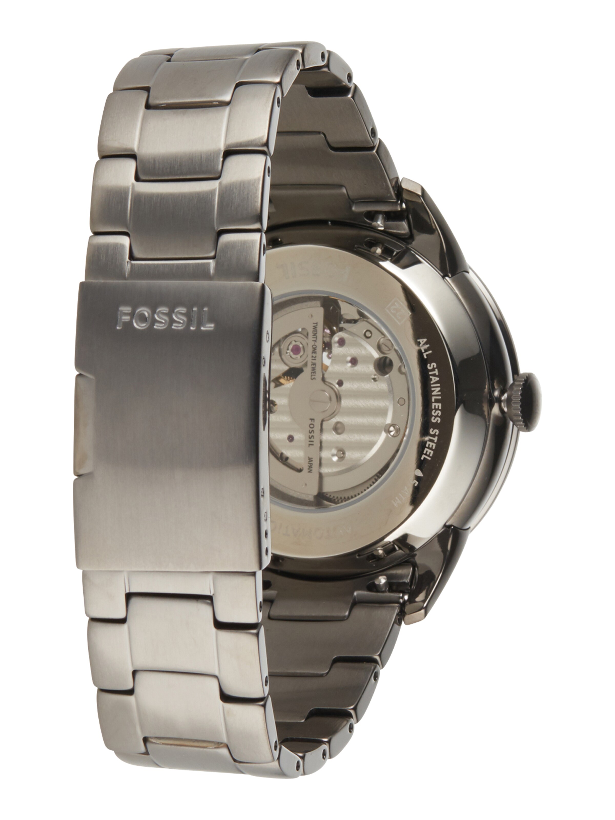 FOSSIL Analog klocka 'Townsman Auto' i grå