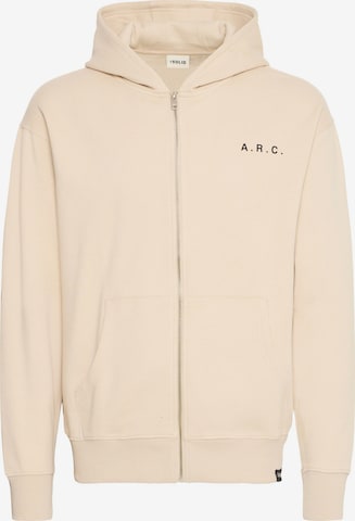 Veste de survêtement 'SDHenne' !Solid en beige : devant