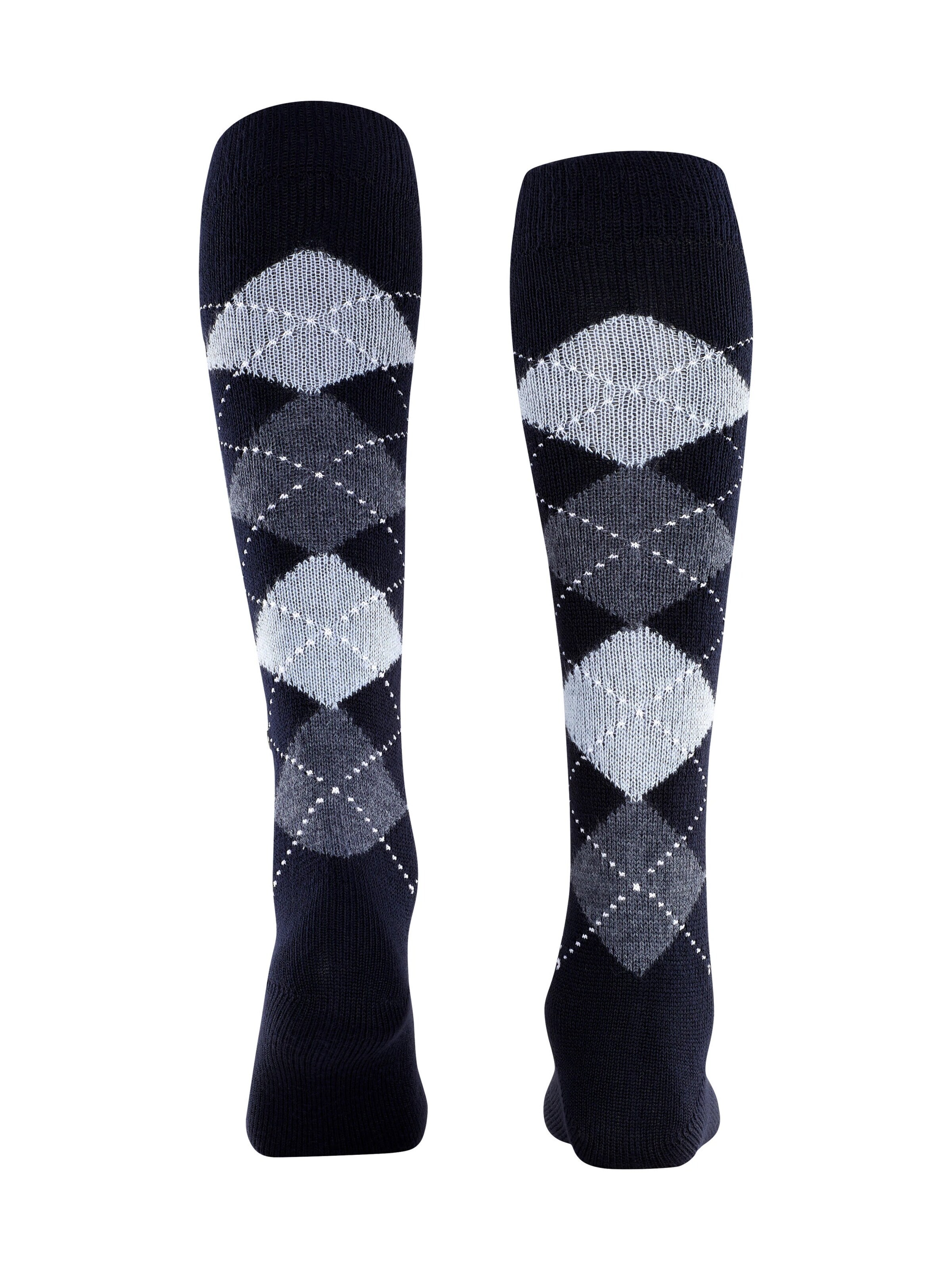BURLINGTON Over the Knee Socks 'Whitby' in Blue