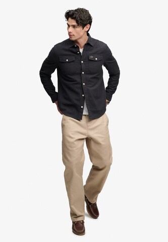 Fit confort Chemise Superdry & Co en noir
