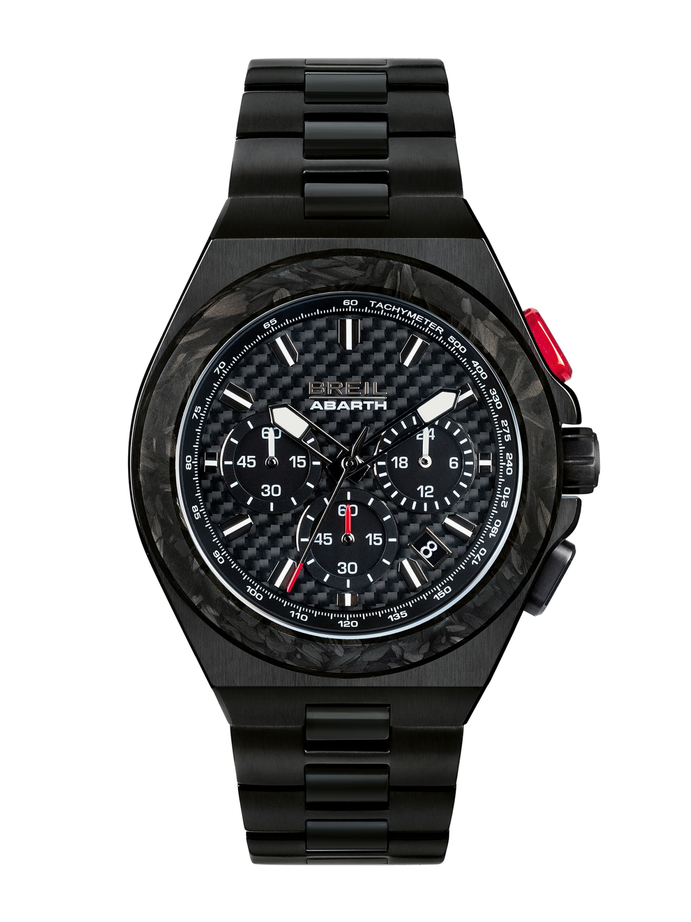 Orologio analogico 'ABARTH' di Breil in nero: frontale