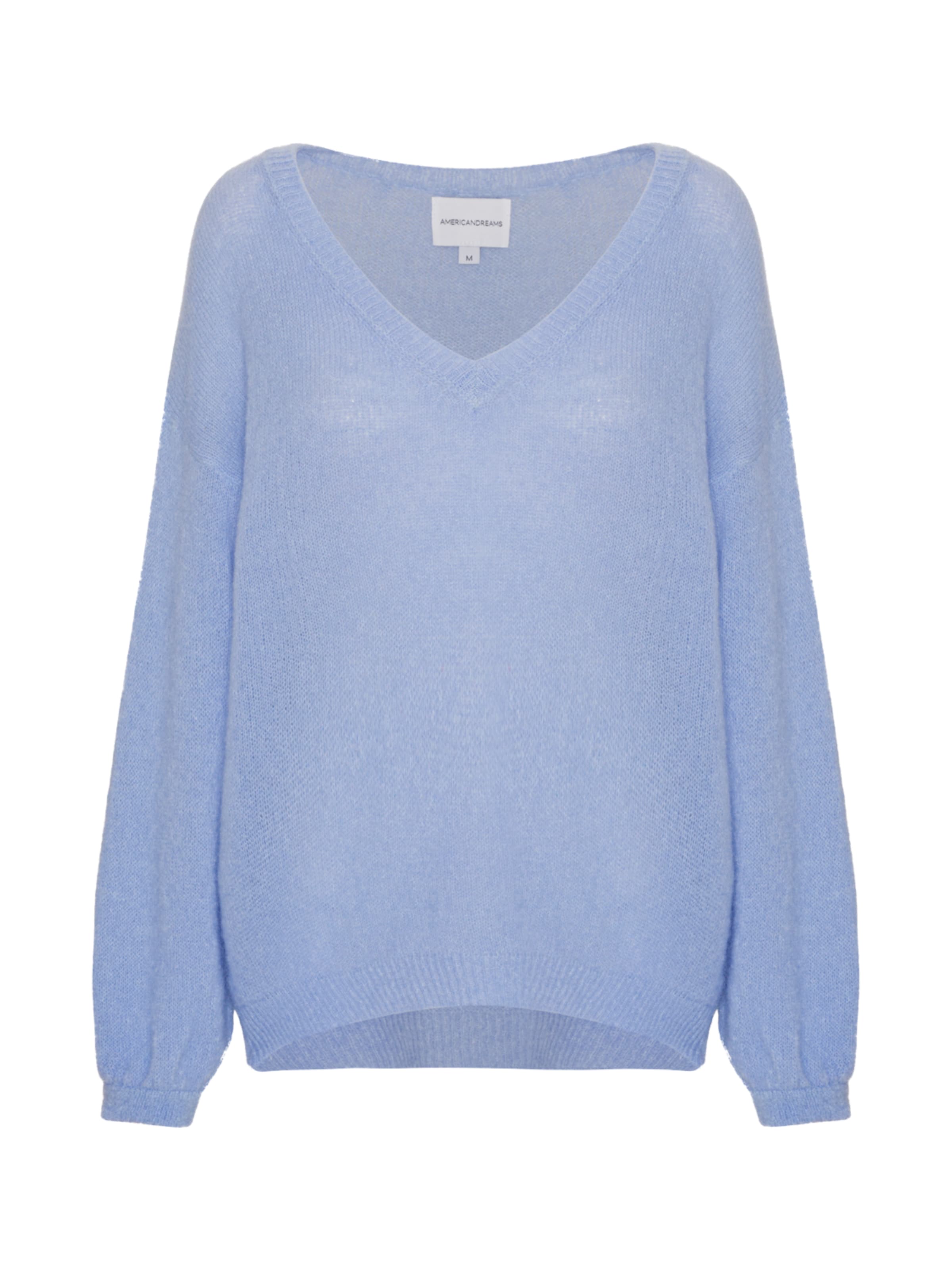 Pull-over oversize 'Silja' americandreams en bleu : devant