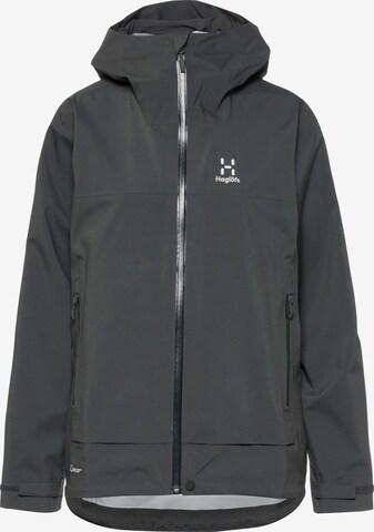 Haglöfs Outdoor Jacket in Grey: front