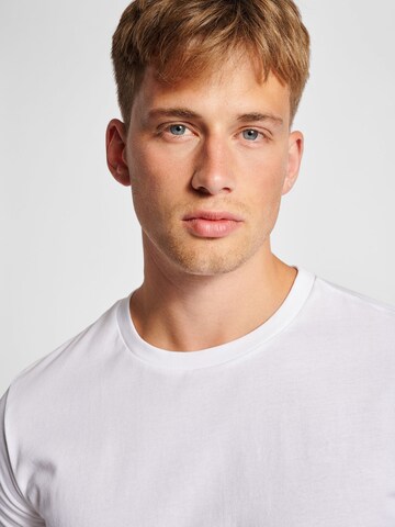 Hummel Shirt 'Red' in White