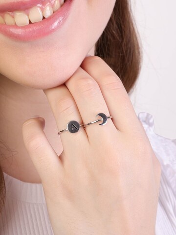 Bague Lucardi en argent : devant