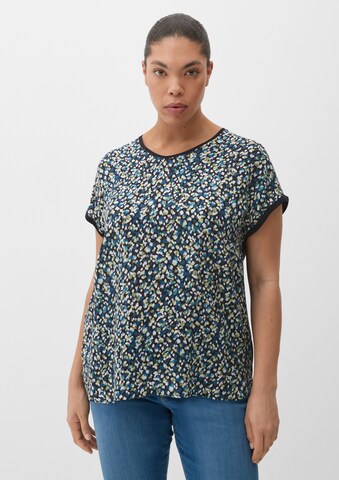 TRIANGLE T-Shirt in Blau: Vorderseite