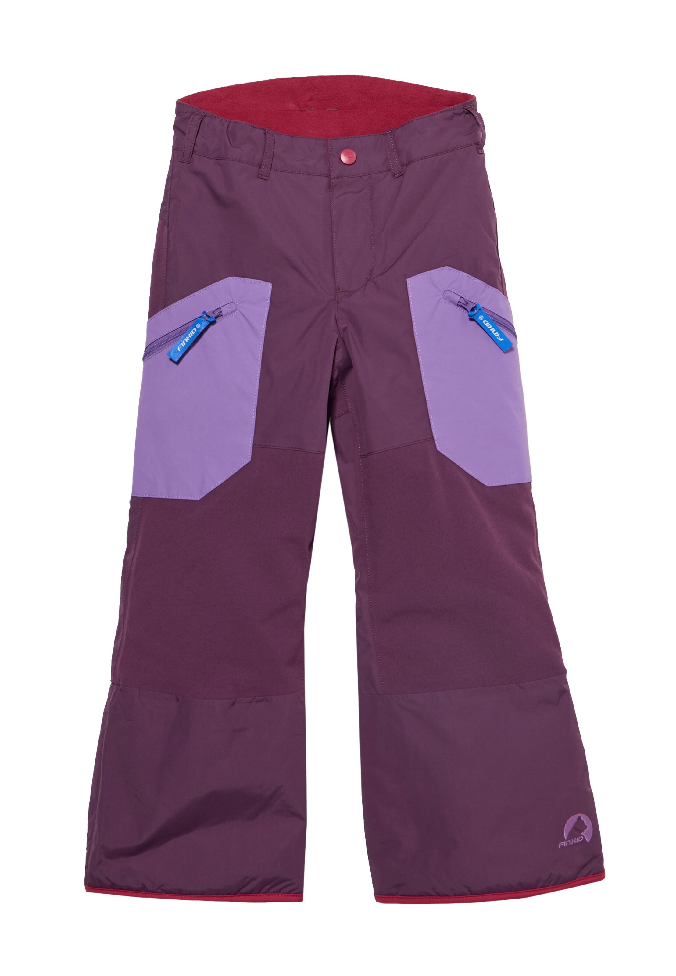 FINKID Regular Functionele broek 'TOBI' in Lila: voorkant
