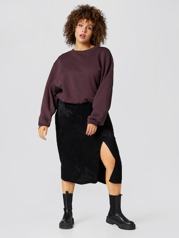 A LOT LESSSweater majica - smeđa boja